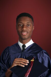 Xavier Raymond in a submitted scholarship photograph.