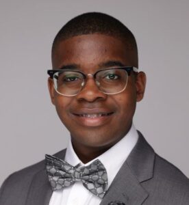 Christian Lovelace in a submitted scholarship photograph.